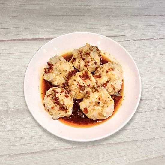 Prawn Wonton in Spicy Chili Sauce / 鮮蝦紅油抄手